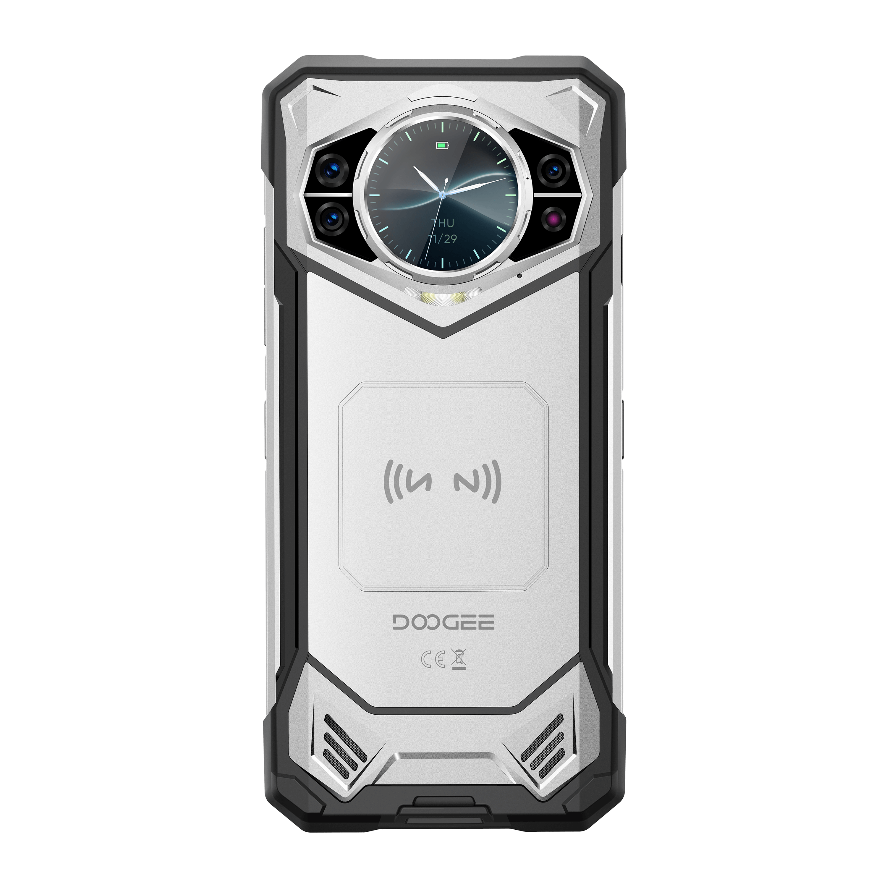 DOOGEE S200 Android 14 Dimensity 7050 Octa Core 10100 mAh Großer Akku Robustes Smartphone