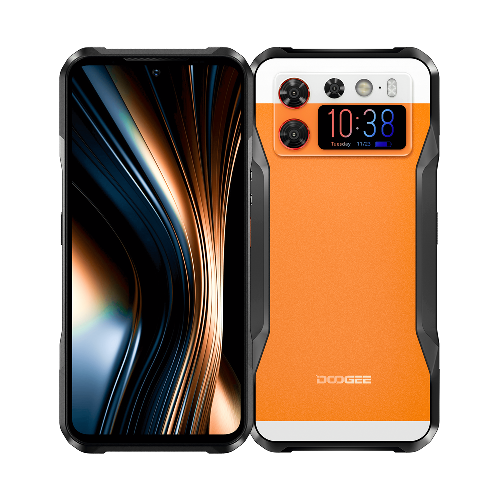 Vorverkauf DOOGEE® V20S Robustes Telefon Mit rückseitigem Display Rückwand aus Glas